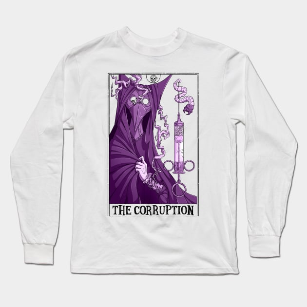 The Corruption Tarotesque (light) Long Sleeve T-Shirt by Rusty Quill